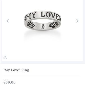 James Avery ‘My Love’ ring